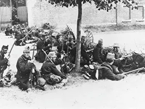 Leuven: Belgian retreat to Antwerp, WW1
