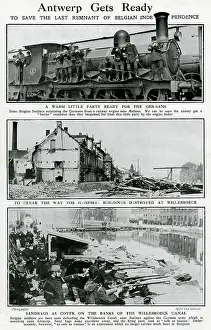 Malines: Belgian troops defending Antwerp, WW1