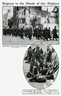 Dendermonde: Belgian troops in Termonde, WW1