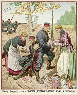 Liege: BELGIAN WOUNDED 1914