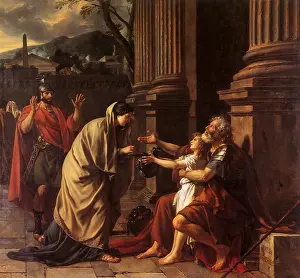 1781: Belisarius Begging for Alms, by Jacques-Louis David