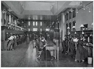 Switchboard: Bell Telephone Exchange 1890s
