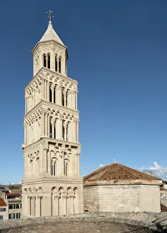 Diocletians: Bell tower, Cathedral of St Domnius, Split, Croatia