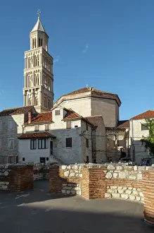 Diocletians: Bell tower, Cathedral of St Domnius, Split, Croatia