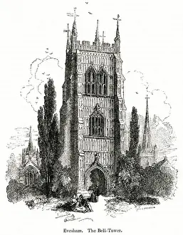 Belltower: Bell tower of Evesham Abbey, Worcestershire