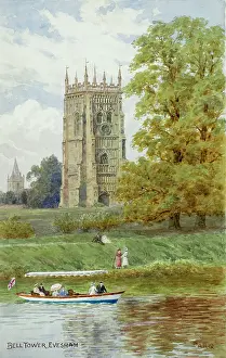 Worcs: Bell Tower, Evesham, Worcestershire
