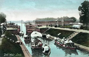 Runnymede: Bell Weir Lock on the River Thames