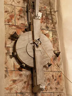 Sant: Bell wheel, Eglise Saint-Andre, Evol, Pyrenees-Orientales