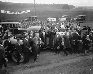 Follette: Belle Case La Follette, campaigning for her husband's