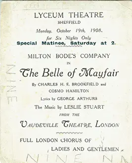 Cosmo: The Belle of Mayfair, by Brookfield and Hamilton