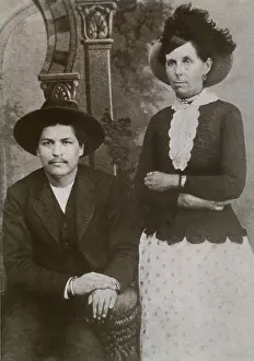 Assailant: Belle Starr (1848-1889) with her manacled ?