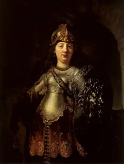 1633: Bellona, by Rembrandt
