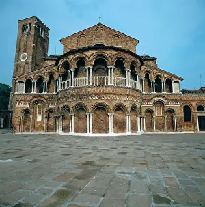 Murano: The belltower and the Church