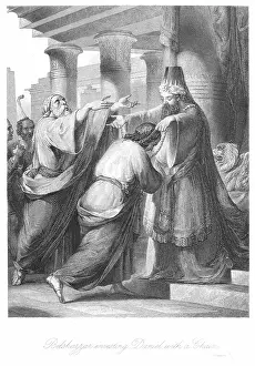 Investing: Belshazzar investing Daniel with a Chain of gold