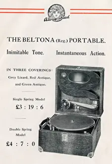 Gramophone: Beltona Portable Gramophone