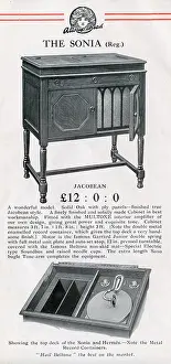 Gramophone: Beltona Sonia cabinet Gramophone