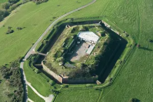Bembridge: Bembridge Fort, a late 19th century hexagonal fort