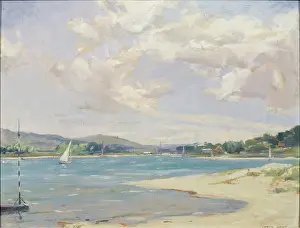 Bembridge: At Bembridge ' water scene with yachts