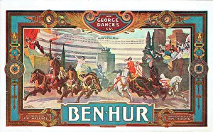 Quadriga: Ben Hur, by William Young, after Lew Wallace