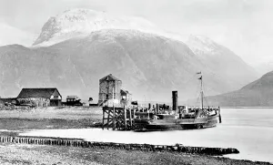 Nevis: Ben Nevis, from Corpach 1890