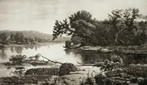 C1887: Bend in the Susquehanna