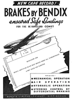 Bendix Hydraulic Brakes& Components For Aircraft - DH Comet