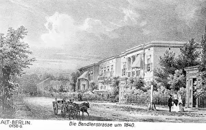 Stroll: Bendlerstrasse in Berlin, around 1840