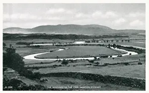 Cree: Bends in River Cree - Newton Stewart, Dumfries and Galloway