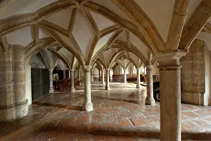 Crypts: Benedictine monastery Nonnberg. Romanesque crypt