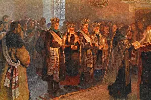 Reverence: Benediction at a Russian wedding