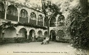 Beni: Beni Mered, Algeria - courtyard of a villa
