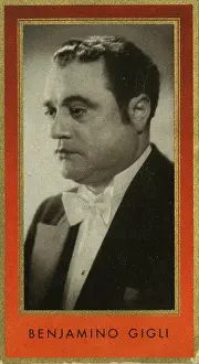 Gigli: BENIAMINO GIGLI