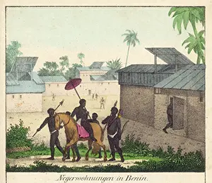 Benin: Benin Village Scene