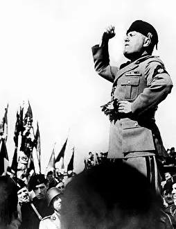 Aprilia: BENITO MUSSOLINI, speaking at the inauguration ?