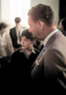 Orford: Benjamin Britten at rehearsal of St Nicholas 1963