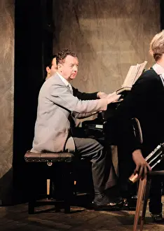 Steinway: Benjamin Britten working on his score