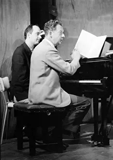 Steinway: Benjamin Britten working on his score
