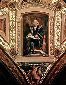 Corridors: Benjamin franklin brumidi u.s.capitol