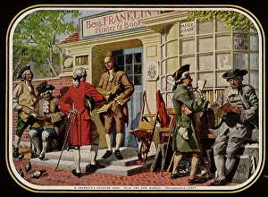 Inventors: Benjamin Franklin at Print Shop