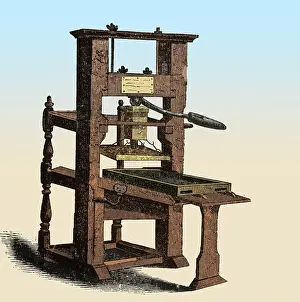 Franklins: Benjamin Franklin, Printing Press