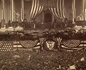 Administering: Benjamin Harrison - President - inauguration
