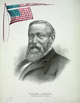 C1888: Benjamin Harrison, Republican candidate for president