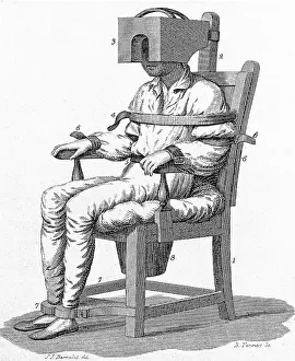 Inventions: Benjamin Rush's Tranquilizer Chair, 18th C