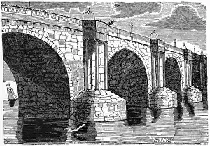 Buttress: Benjamin Smith jumping off Blackfriars Bridge, London