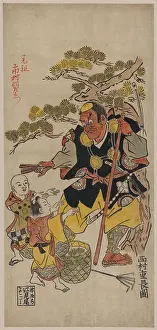 Benkei: Benkei and a child (Ataka Pine)