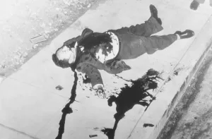 Assassinations: Benny the Meatball Gamson, dead in a pool of