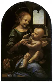 1475: Benois Madonna, by Leonardo da Vinci