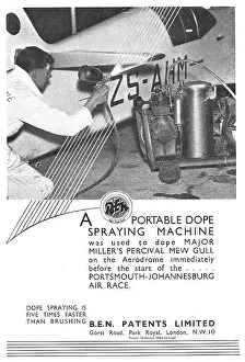 Dope: B.E.N.Patents Portable Dope Spraying Machine