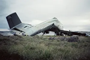 Pucara: Bent Pucara - RAF Stanley