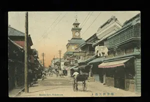 Rickshaw: Benten-dori, Yokohama, Japan